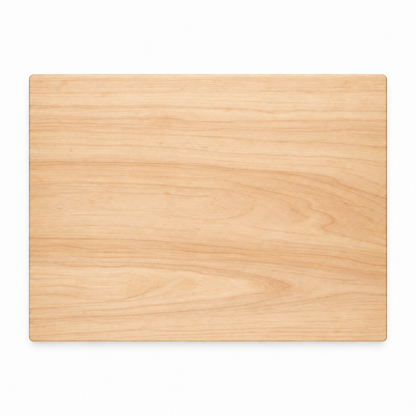 Cutting board 20x15 inch thick flat-grain, natural wood finish on Tampa Home & Garden Store