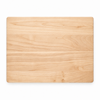 24×18 in Thick Flat Grain Cutting Board, natural light wood by Refine Kitchenware on Tampa Home & Garden Store
