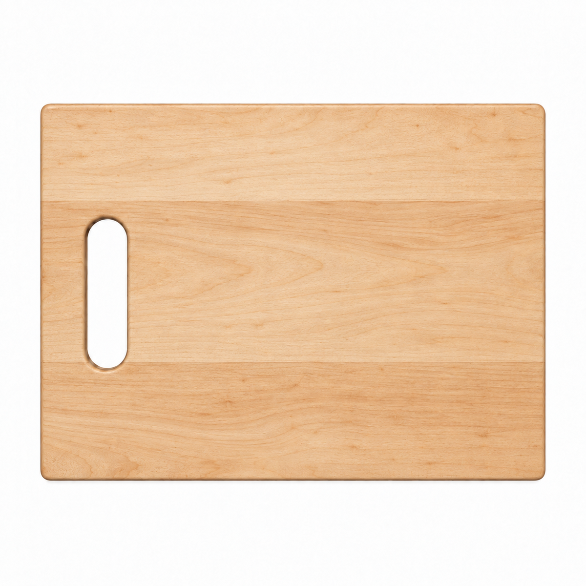 Single Handle Cutting Board in light wood with oval left-side handle Refine Kitchenware on Tampa Home & Garden Store