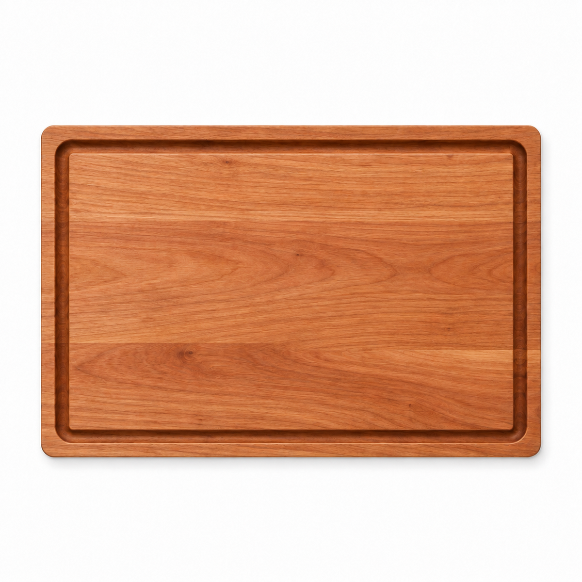 18x12 inch classic wooden cutting board with rounded corners and smooth grain on Tampa Home & Garden Store