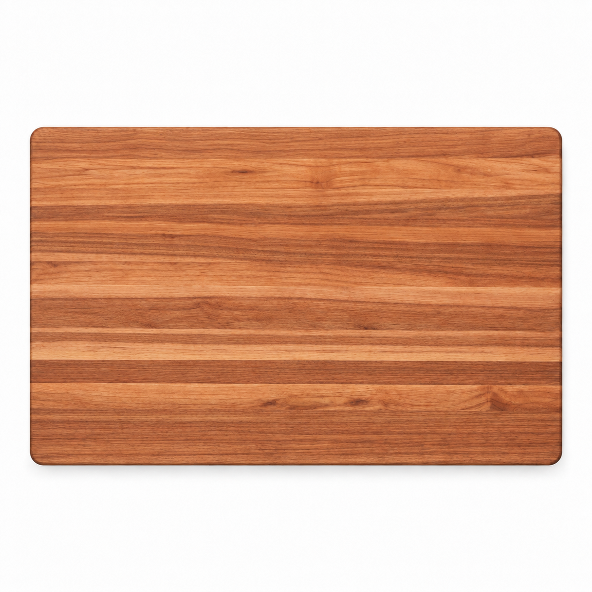 Edge grain cutting board 18x12, wooden with warm striped tones Refine Kitchenware on Tampa Home & Garden Store