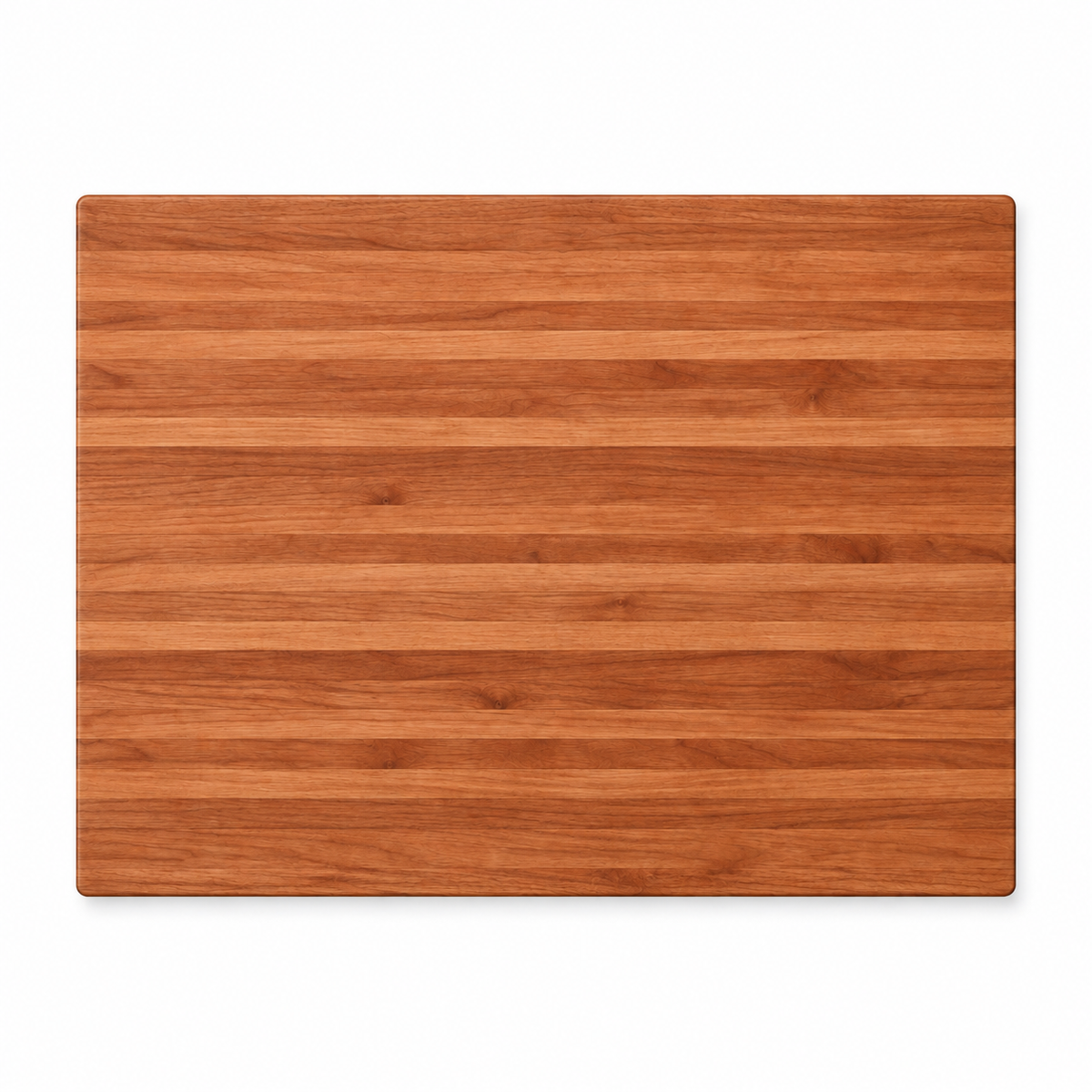 20x15 inch edge grain wooden cutting board with rounded corners on Tampa Home & Garden Store