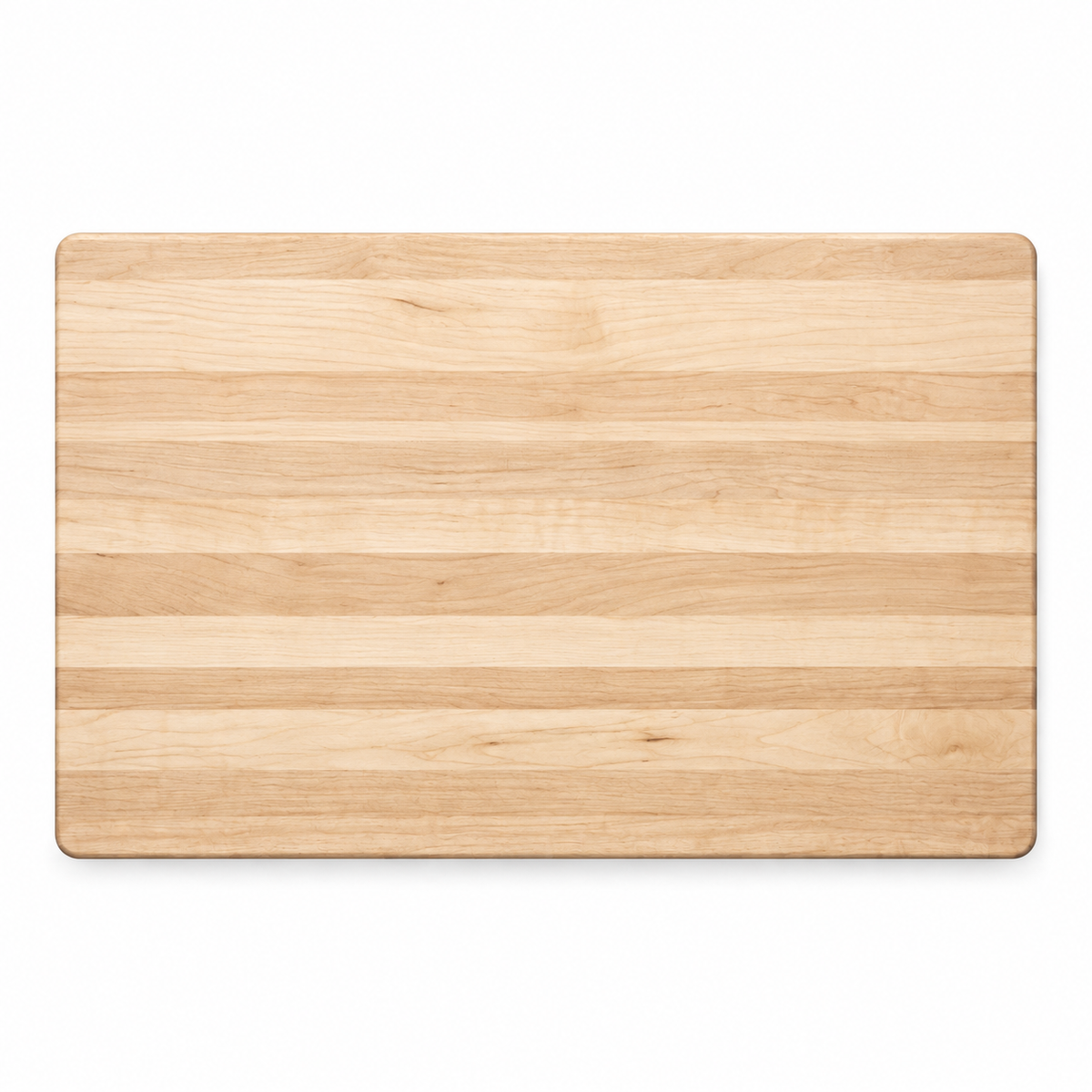 Edge grain cutting board 18x12 in with striped light wood pattern Refine Kitchenware on Tampa Home & Garden Store