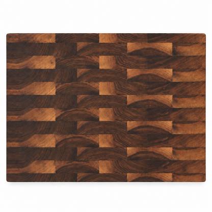 20x15 end grain cutting board dark and light wood blocks Refine Kitchenware on Tampa Home & Garden Store
