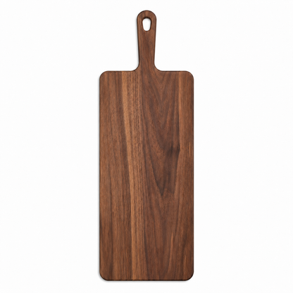 Wide Paddle Board wooden cutting board in dark walnut by Refine Kitchenware on Tampa Home & Garden Store