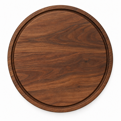 15-inch thick round cutting board walnut wood Refine Kitchenware cutting boards on Tampa Home & Garden Store