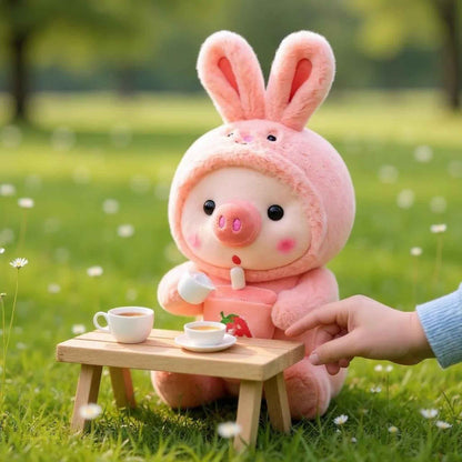 Soft Boba Pig Plush Toy For Girls And Boys