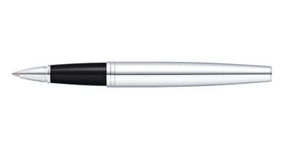 Calais™ Polished Chrome Rollerball Pen by A.T. Cross with black grip on Tampa Home & Garden Store