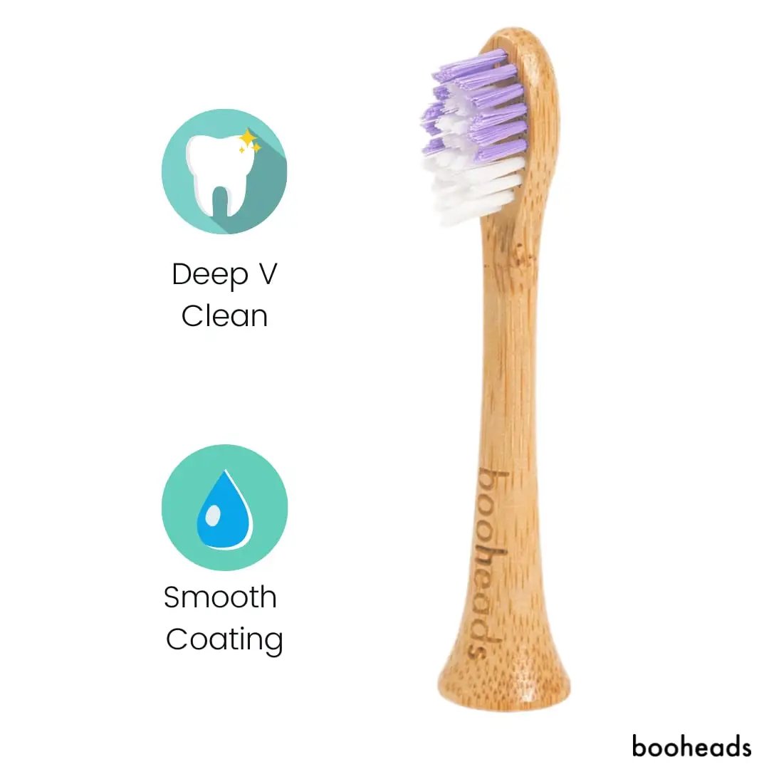 booheads Bamboo Electric Toothbrush Heads — Sonicare Compatible - Tampa Home & Garden Store