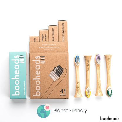 booheads Bamboo Electric Toothbrush Heads — Sonicare Compatible - Tampa Home & Garden Store