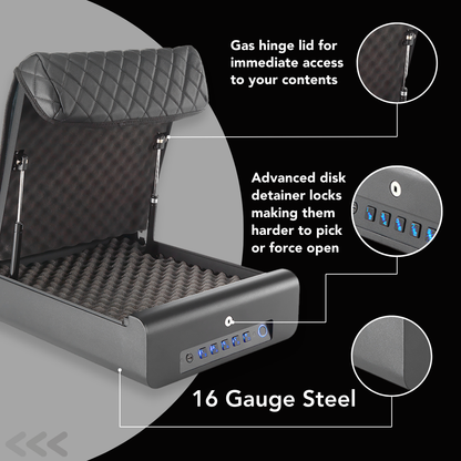 BoostedSafe Básico: Cerradura de Combinación Manual