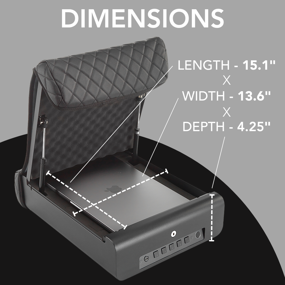 BoostedSafe Elite: Huella dactilar, llave y combinación digital