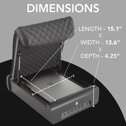 BoostedSafe Elite: Huella dactilar, llave y combinación digital