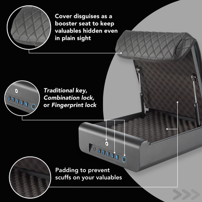 BoostedSafe Elite: Huella dactilar, llave y combinación digital