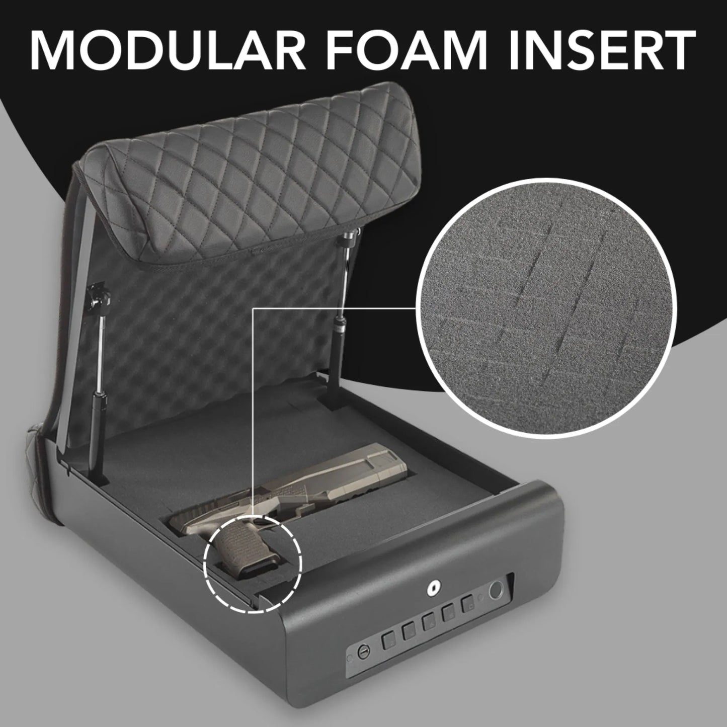 BoostedSafe Elite : Empreinte digitale, clé et combinaison numérique