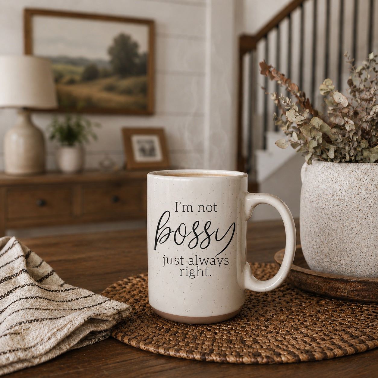 Ceramic Mug I Am Not Bossy and Always Right