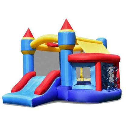 Castle Slide Inflatable Bounce House and Ball Pit