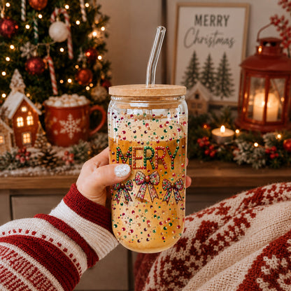 Sequin MERRY 17oz