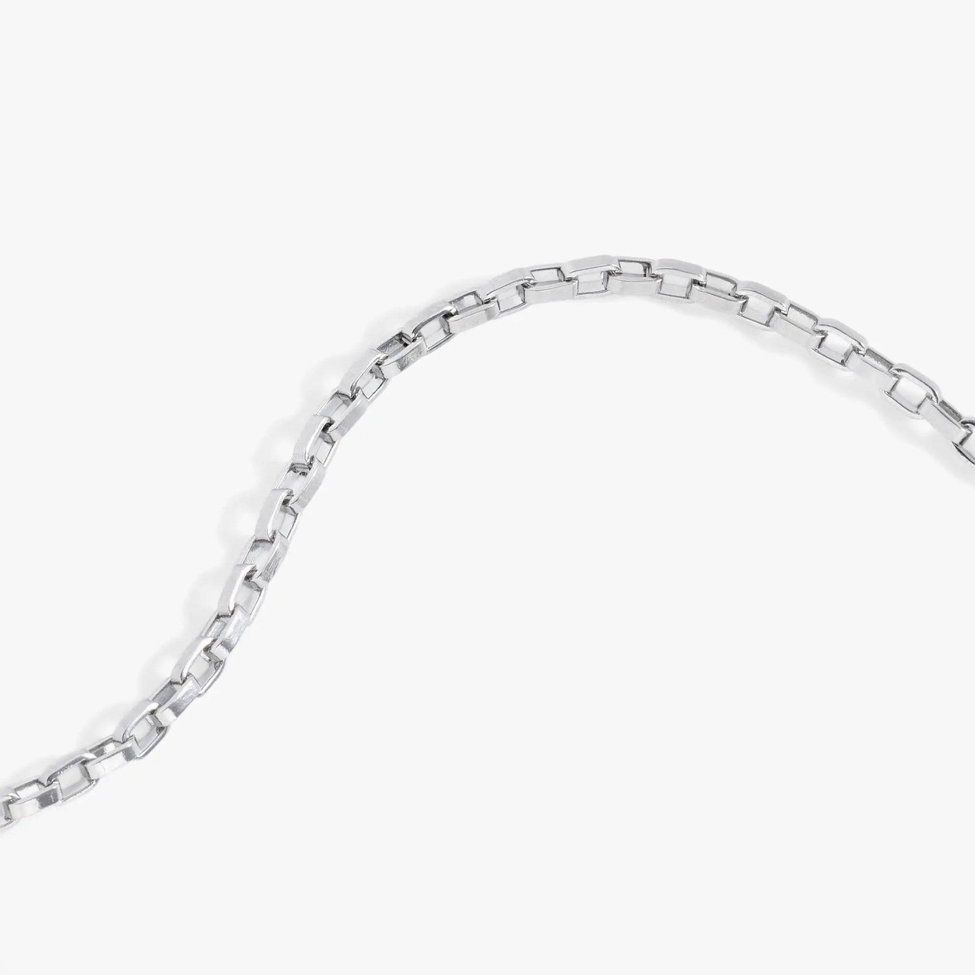Everyday Box Link Chain Bracelet Alex and Ani silver-tone with rectangular box links on Tampa Home & Garden Store