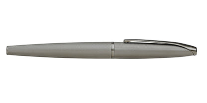 ATX Sandblasted Titanium Gray stainless fountain pen with knurled Cross clip on Tampa Home & Garden Store