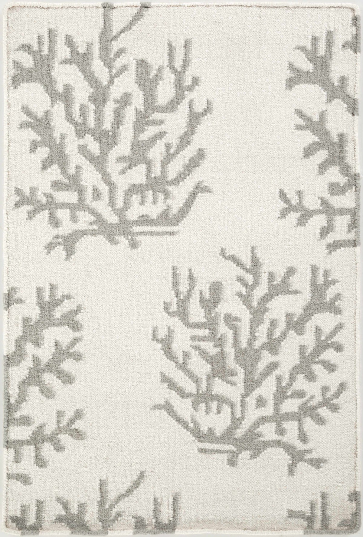 Braidwood Area Carpet rug by Boutique Rugs in cream with gray botanical branches on Tampa Home & Garden Store