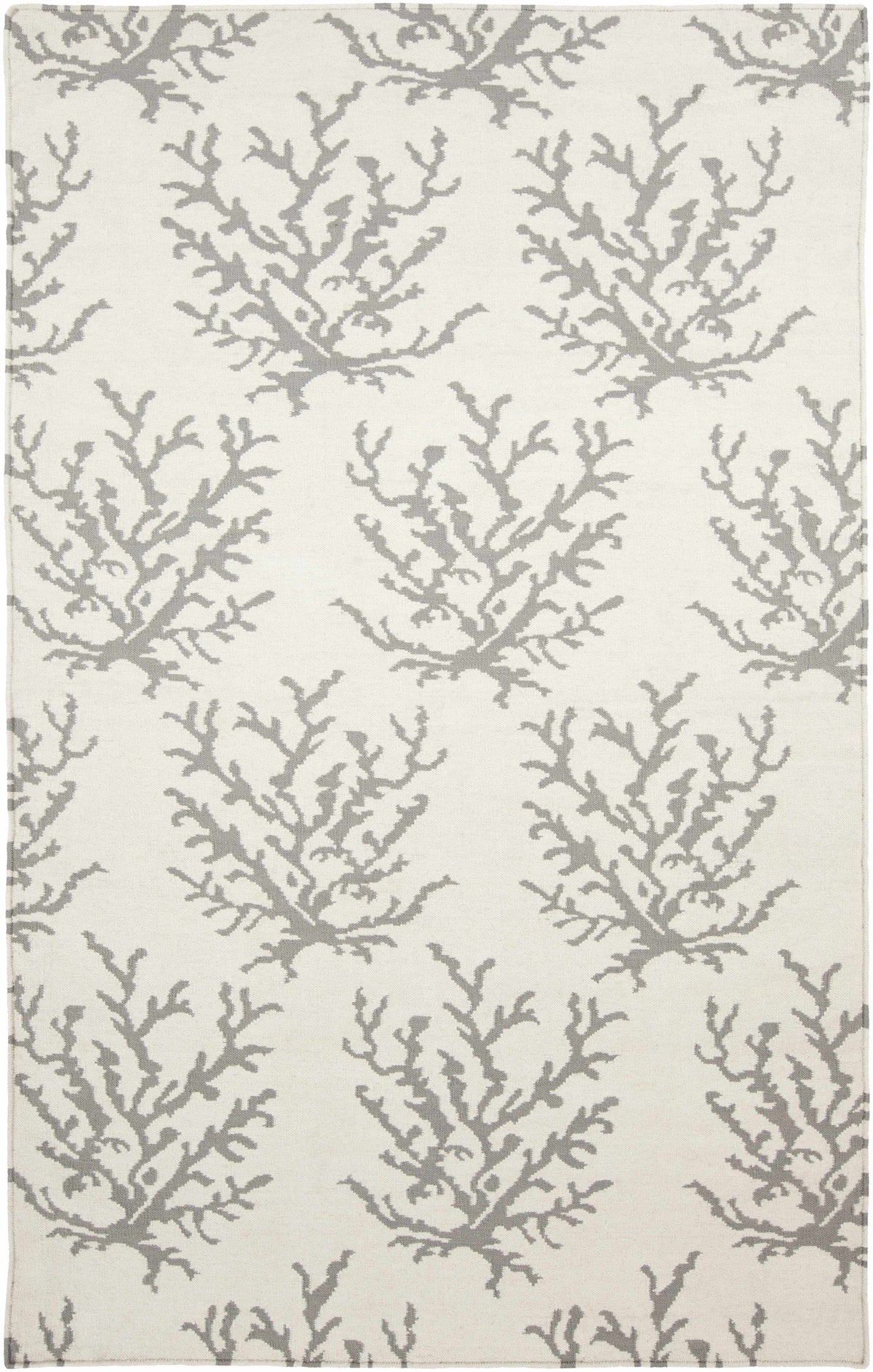 Braidwood Area Carpet rug in cream with gray coral pattern by Boutique Rugs on Tampa Home & Garden Store