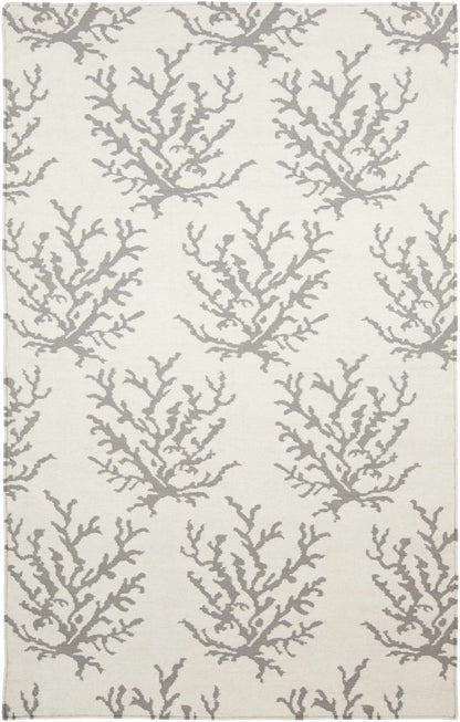 Braidwood Area Carpet rug in cream with gray coral pattern by Boutique Rugs on Tampa Home & Garden Store