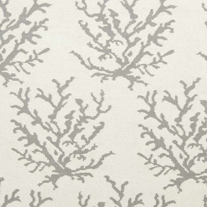 Rug Braidwood Area Carpet in beige with gray coral-pattern design by Boutique Rugs on Tampa Home & Garden Store