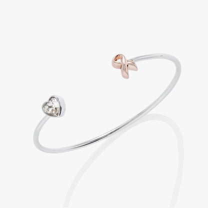 Breast Cancer Awareness Pink Ribbon Flex Cuff