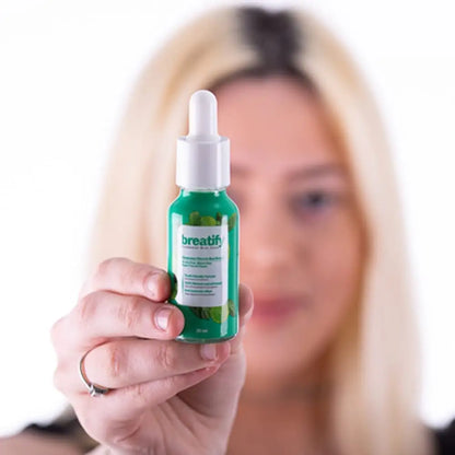 Breatify Bad Breath Eliminating Serum breath spray bottle, green liquid, 20 mL on Tampa Home & Garden Store