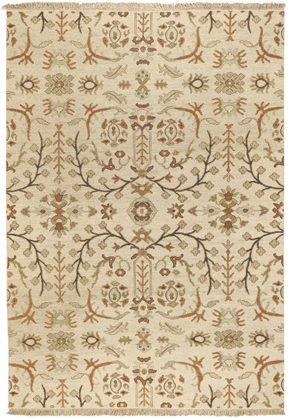 Brentford Carpet rug beige with rust and sage floral trellis pattern Boutique Rugs on Tampa Home & Garden Store