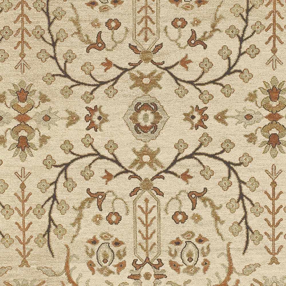 Brentford Carpet rug beige with oriental floral motif; Boutique Rugs clearance on Tampa Home & Garden Store