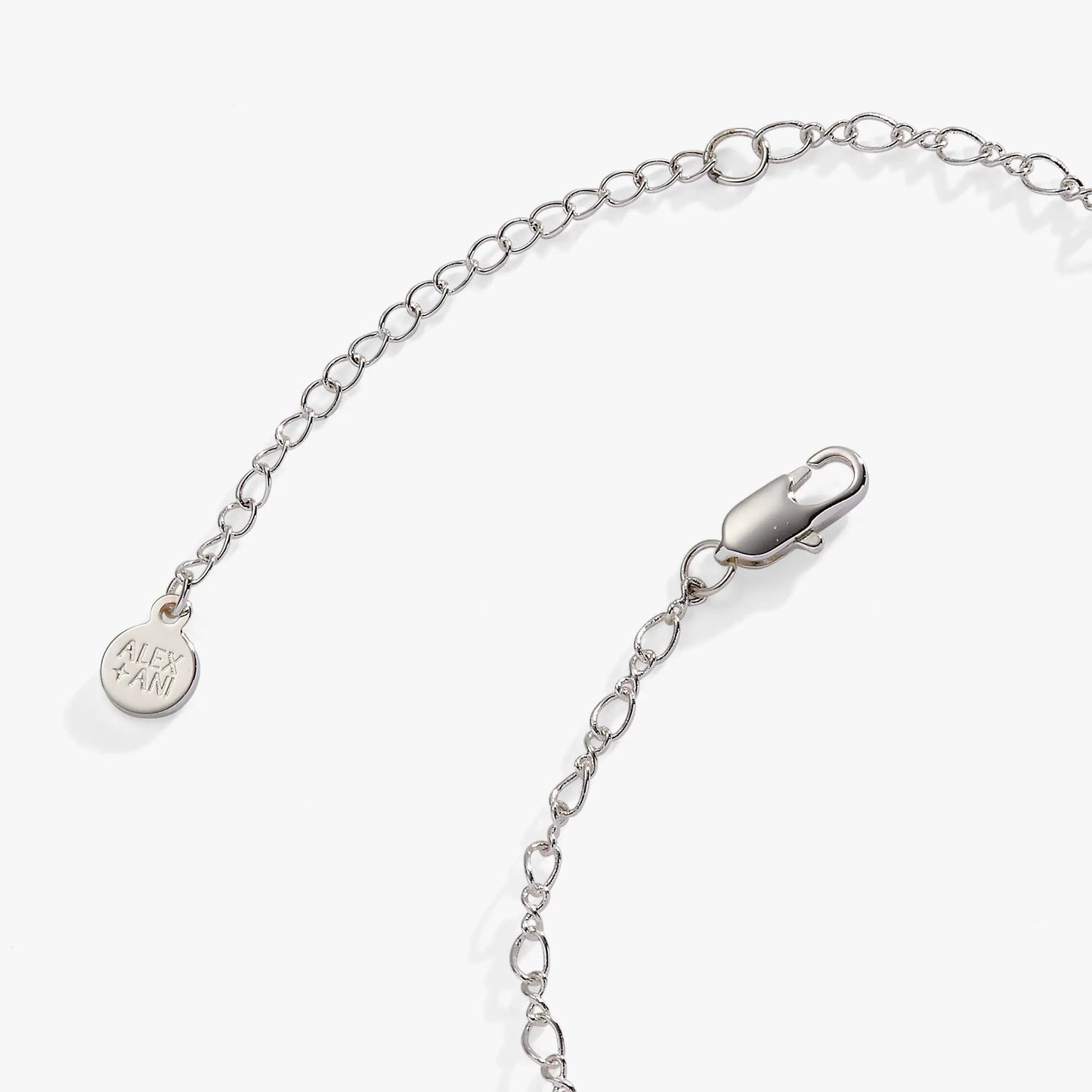 Bridal multi-charm necklace by Alex and Ani, silver-tone chain with round pendant on Tampa Home & Garden Store