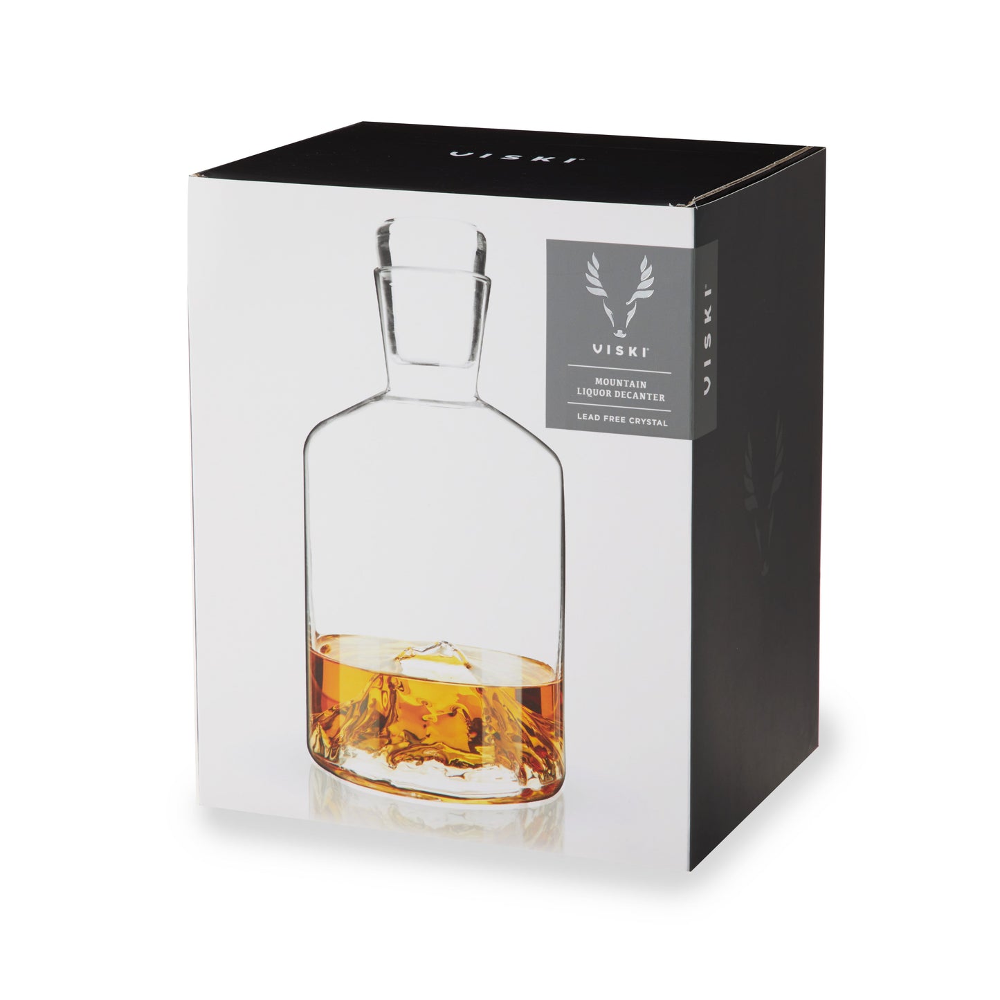 Mountain Crystal Liquor Decanter and Stopper