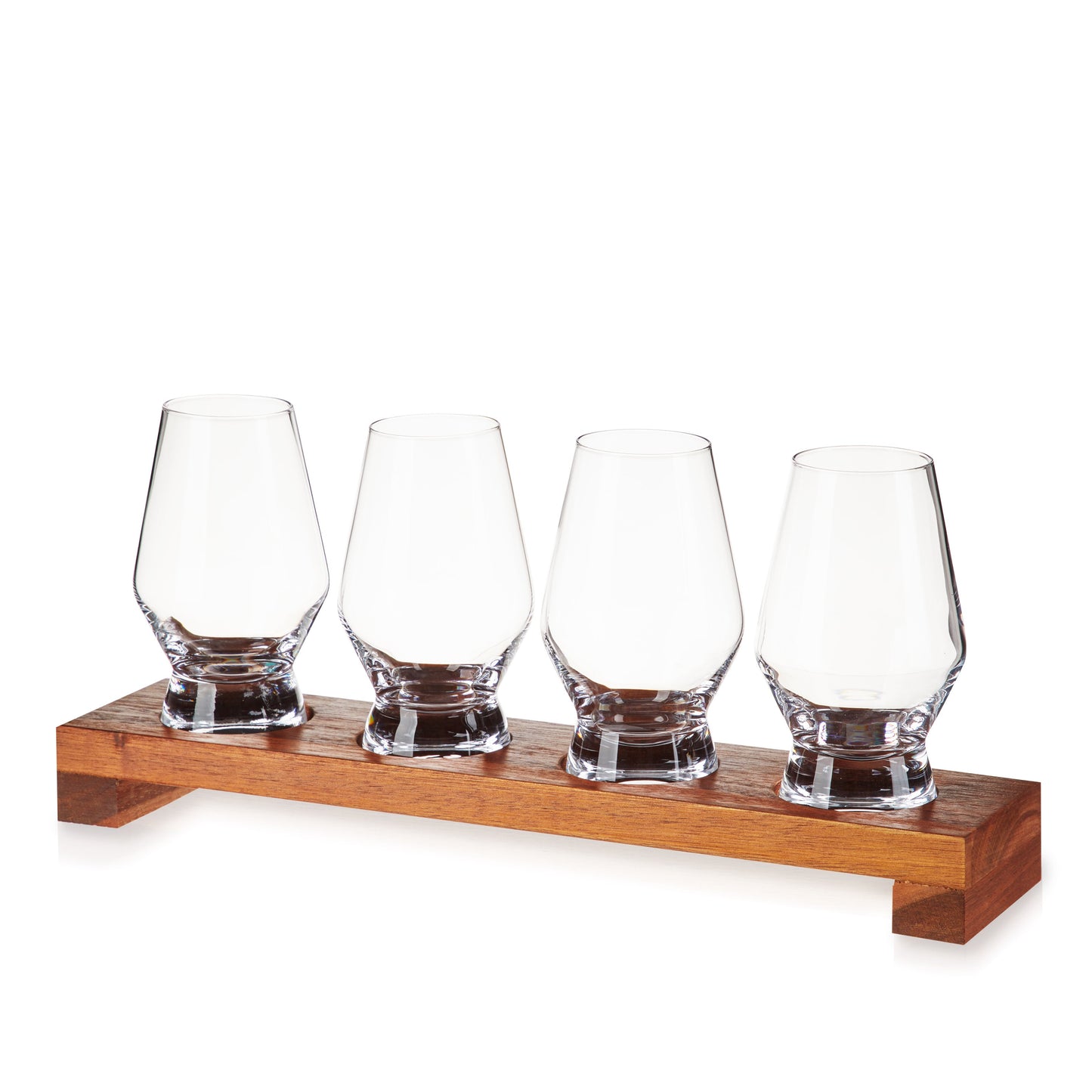 Crystal Tumbler Set and Wooden Flight Board