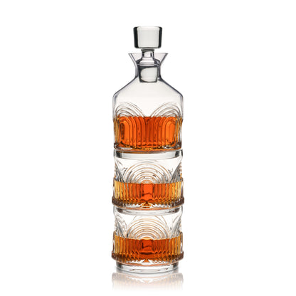 Beau Stacking Decanter Set with the Two Glasses