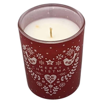 Bougie votive en verre parfumée - Pomme d'hiver