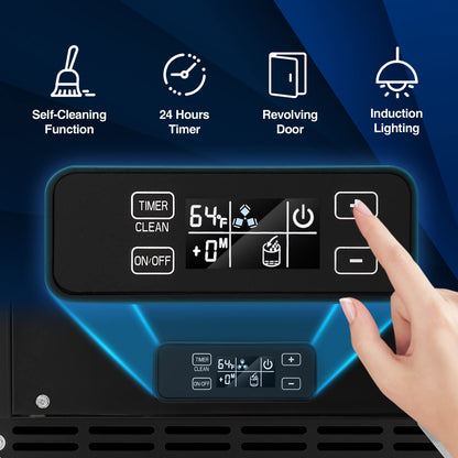 Kismile built-in ice maker under-counter Z5836 with 80 lb and digital touch panel on Tampa Home & Garden Store