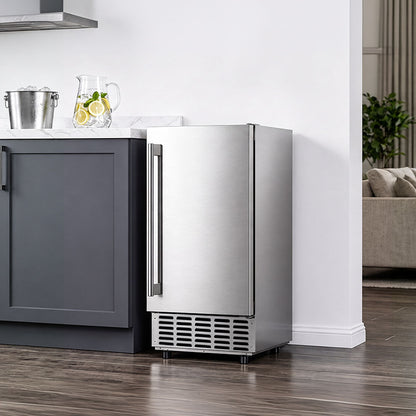 Built-In Ice Maker Under-Counter Z5836 80 Lb stainless steel with bottom vent on Tampa Home & Garden Store