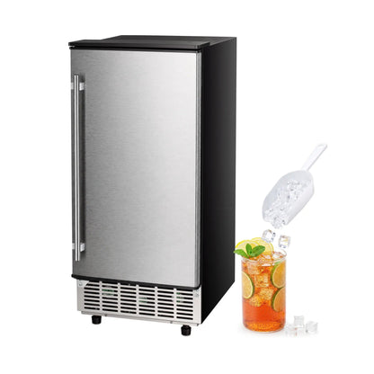Kismile built-in under-counter ice maker Z5836, stainless steel front, 80 lb capacity on Tampa Home & Garden Store