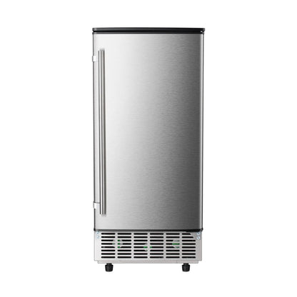 Kismile Built-In Ice Maker Under-Counter Z5836, stainless steel, 80 lb capacity on Tampa Home & Garden Store