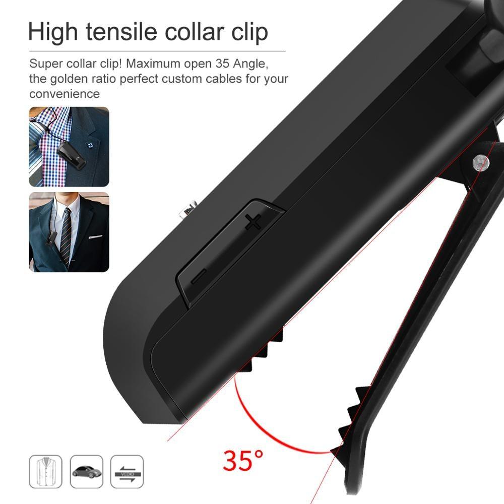 Stevvex black wireless collar clip headset, Bluetooth MP3 player, earphone for running on Tampa Home & Garden Store