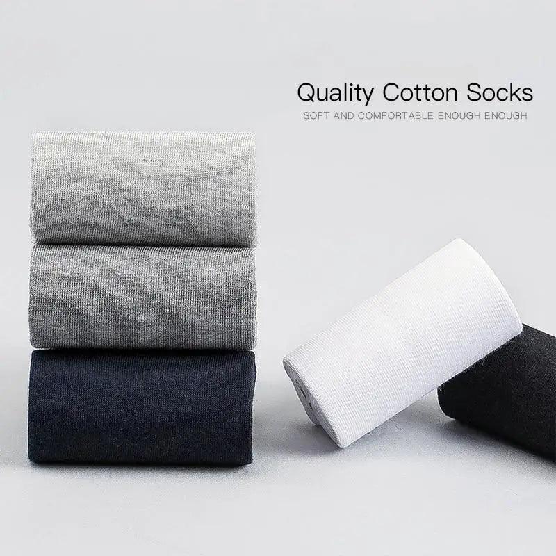 Stevvex crew socks 10 pair pack white gray navy black cotton breathable for men on Tampa Home & Garden Store