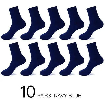 Men's navy blue crew socks, 10 pairs on Tampa Home & Garden Store