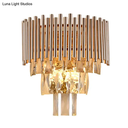 Wall Sconce Butterfly Crystal Gold Finish by Decorbites, elegant bedroom light on Tampa Home & Garden Store