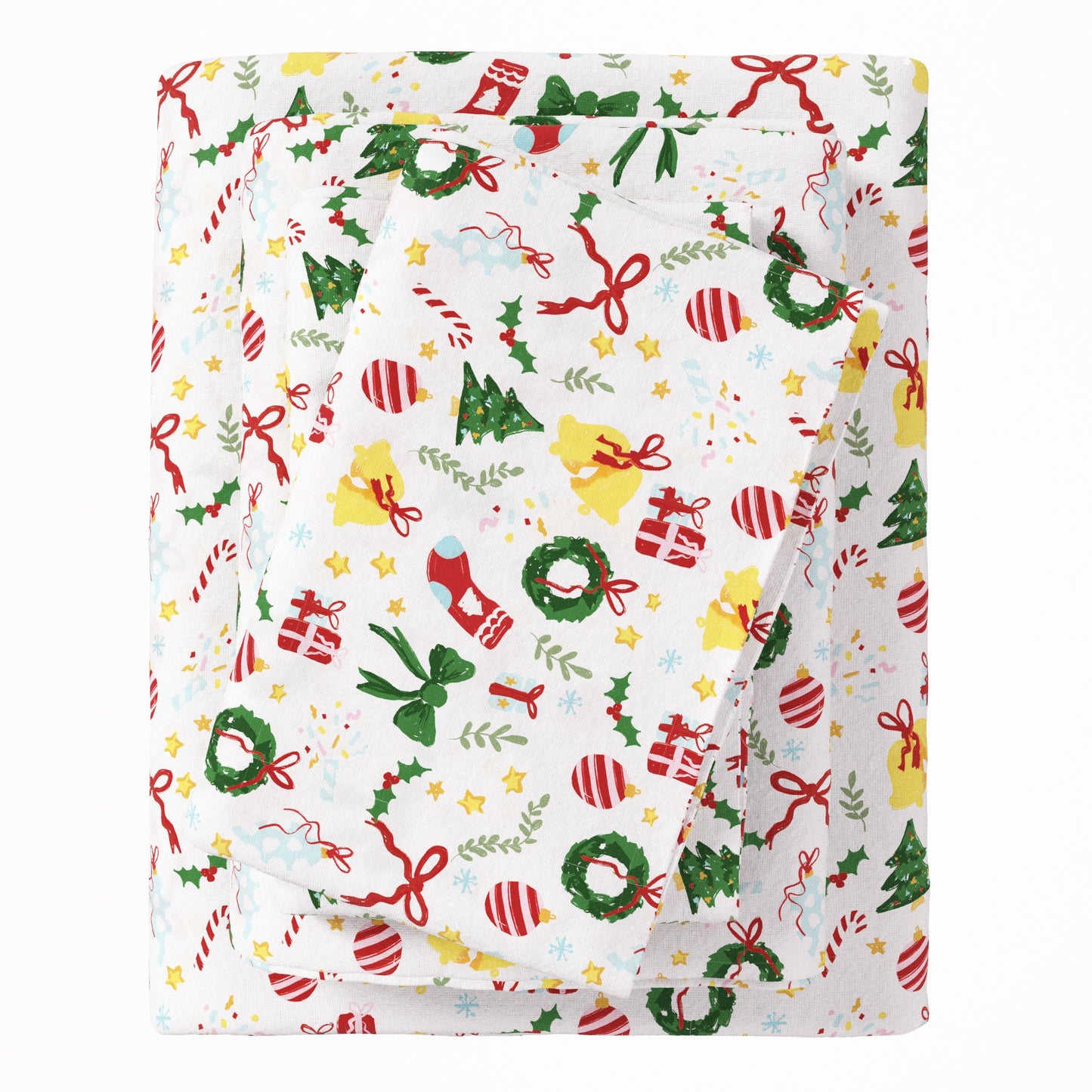 Soft and Plush Turkish Cotton Christmas Sheets