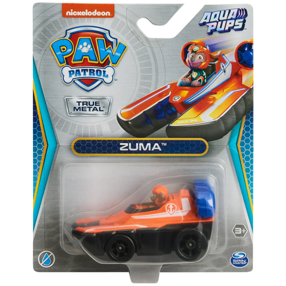Pat' Patrouille True Metal - Voiture miniature Zuma des chiots Aqua