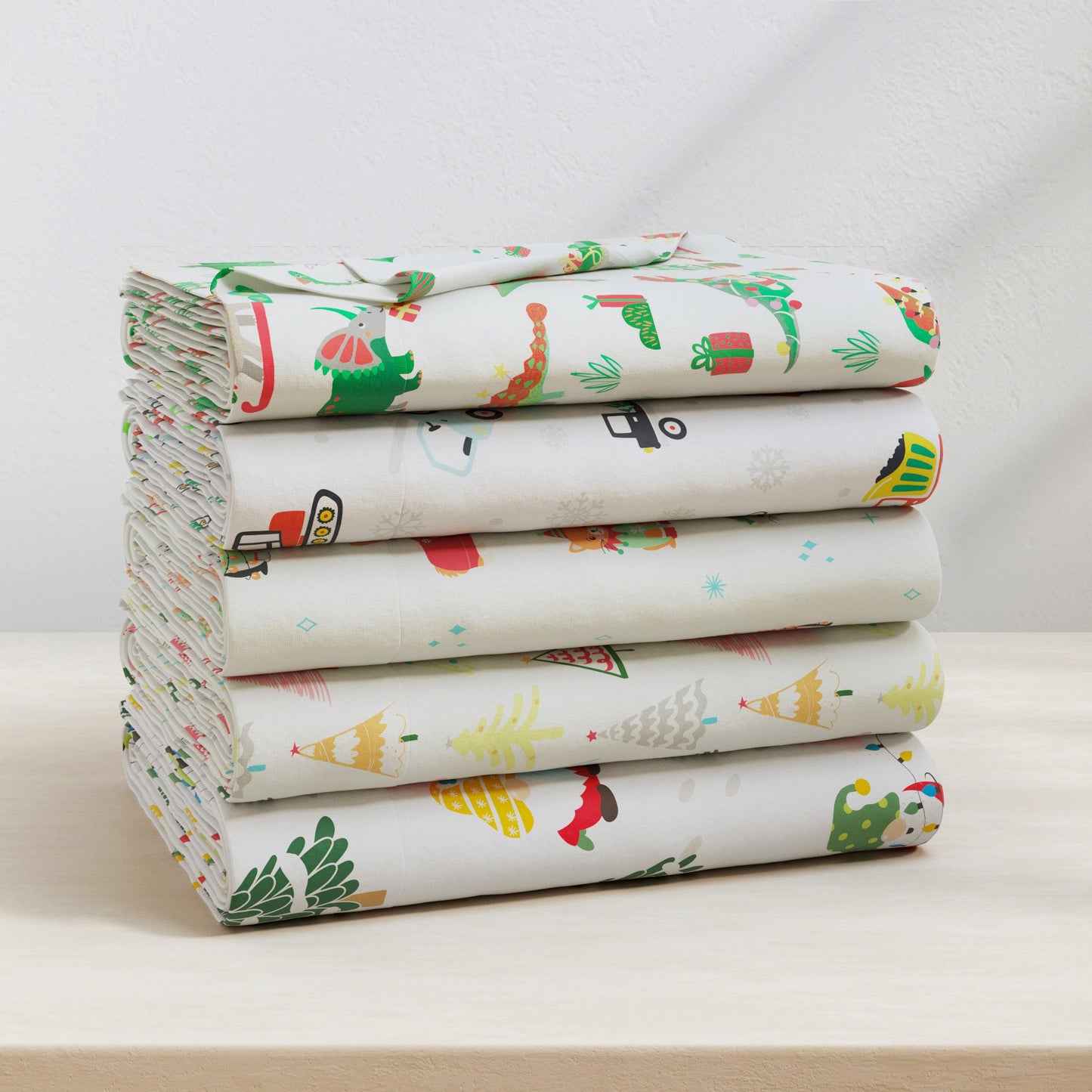 Soft and Plush Turkish Cotton Christmas Sheets