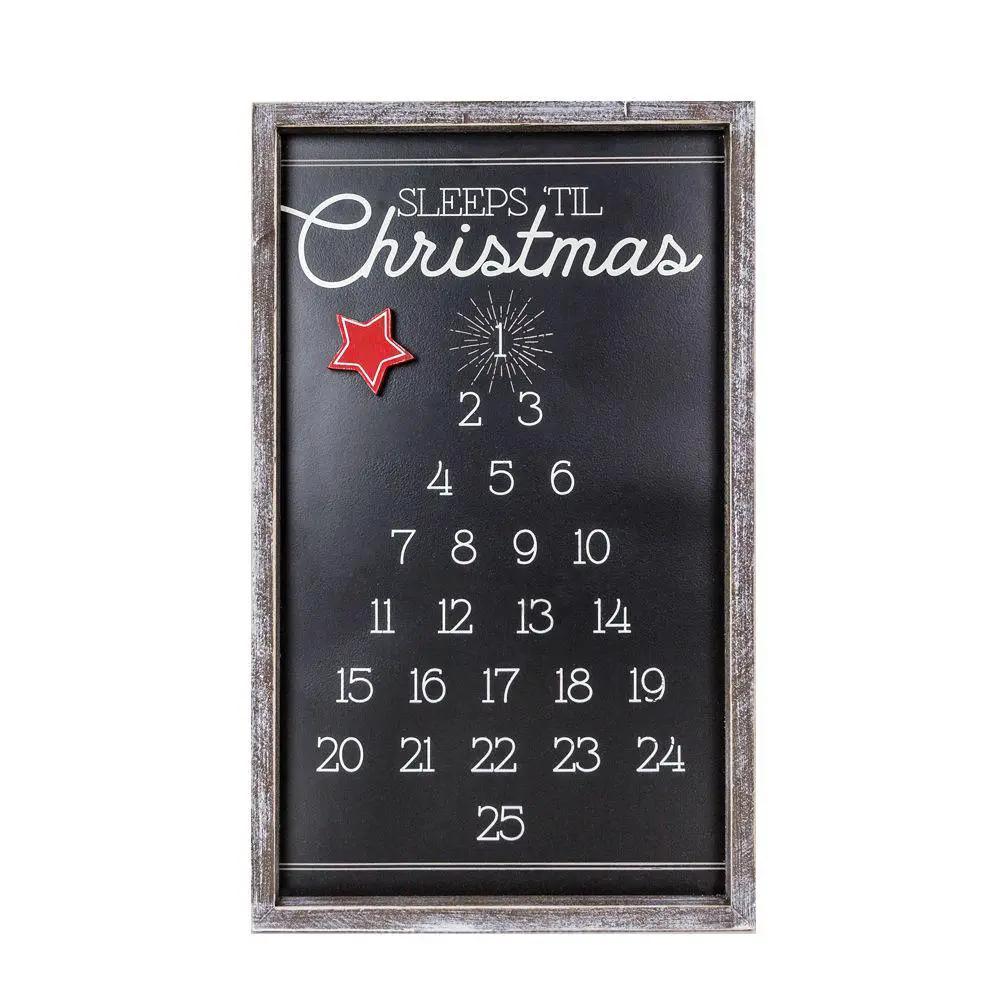 Magnetic Advent Calendar Sign for Christmas Tree