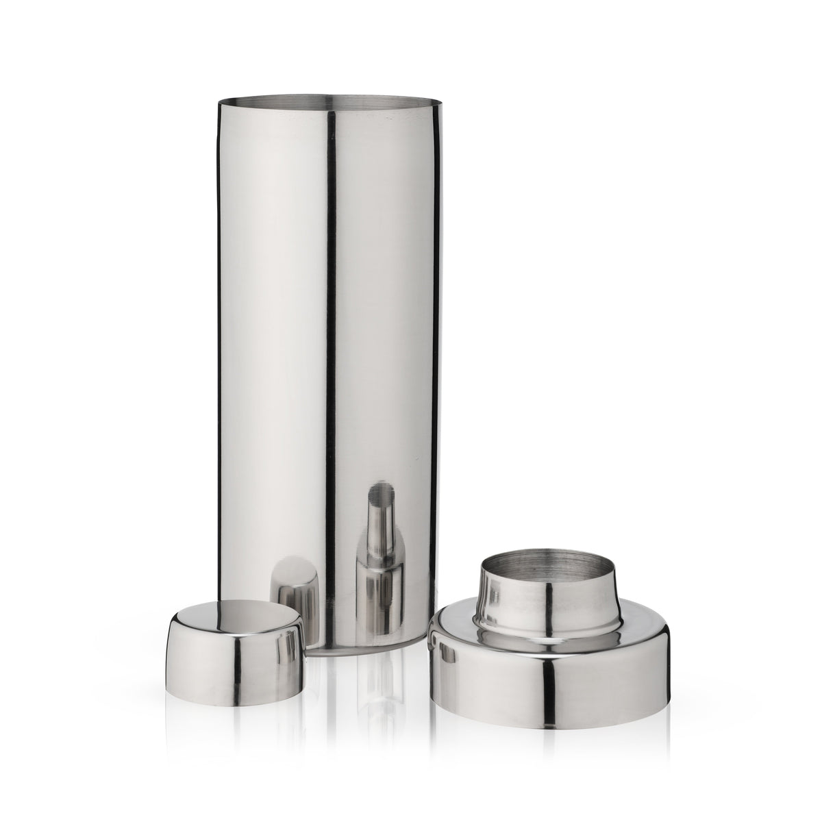Harrison Element cocktail shaker by Viski stainless steel set with multiple pieces on Tampa Home & Garden Store